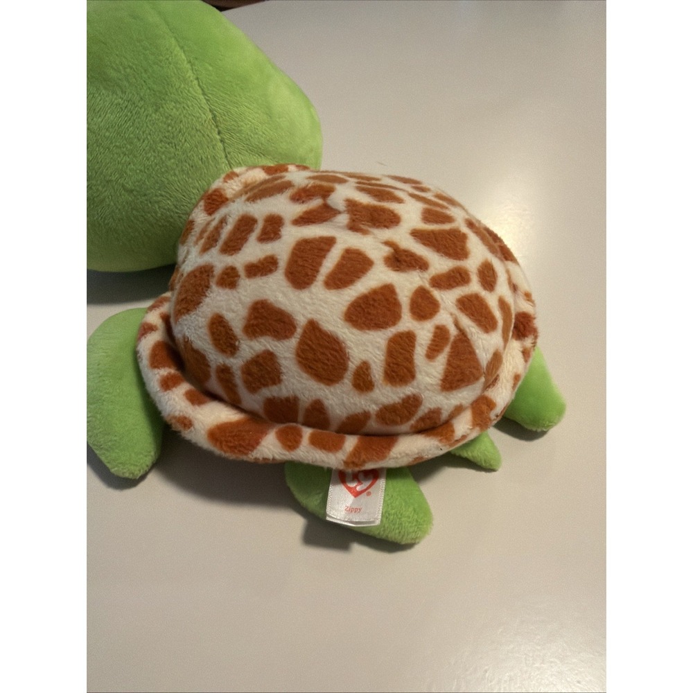 Ty Beanie Boos Zippy The Green Turtle Plush Toy 9 Inch - Picture 4 of 5